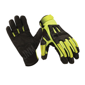 Guantes de Trabajo de Seguridad Industrial Reforzados de Cuero Sintético Amara de Alta Calidad, Resistentes a Cortes - Product Image 1