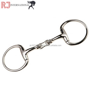 RIAZ JAMAL INTERNATIONAL Mors de dressage western néerlandais personnalisé avec logo pour l'équitation de course, en acier inoxydable durable pour chevaux - Product Image 1
