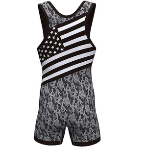 High Quality Cheap Men's Powerlifting Wrestling <b>Singlets</b> Martial Arts Wear <b>Weightlifting</b> <b>Singlet</b> Men Custom Powerlifting <b>Singlet</b> - Product Image 3