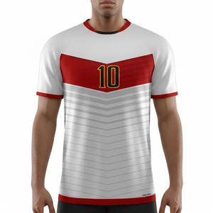 เสื้อฟุตบอลชายปี 2026 ระบายอากาศได้ดี ไซส์ใหญ่ แขนสั้น น้ำหนักเบา ผลิตจากโพลีเอสเตอร์ เสื้อทีม - Product Image 1