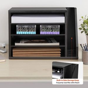 Organizador de Escritorio para Hogar y Oficina con Bandejas para Archivos, para Almacenamiento de Documentos y Papel - Product Image 3