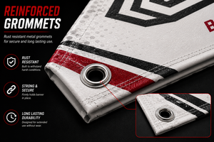 Améliorez votre événement de boxe avec cette bannière latérale de ring de boxe personnalisée haut de gamme, conçue pour les combats professionnels et les championnats. - Product Image 3