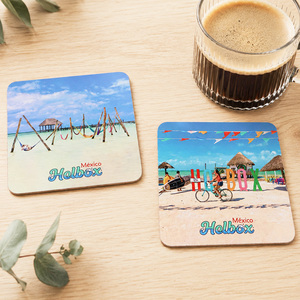 Posavasos de Madera MDF Personalizados con Logotipo, Reciclados y Sostenibles, para Regalos Promocionales y Eventos, <span class=keywords><strong>Precio</strong></span> al por Mayor - Product Image 3