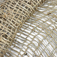 Rouleau de filet en tissu maillé de jute de haute qualité, orienté vers l'exportation, pour la protection des sols et le contrôle de l'érosion, 100% naturel, biodégradable et écologique