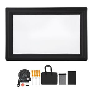 Écran de cinéma gonflable extérieur de 20 pieds avec souffleur d'air de 250 W, en tissu Oxford, pour utilisation avec projecteur - Product Image 1
