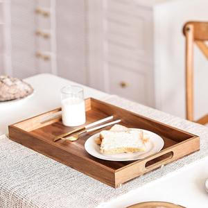 Plateau de petit-déjeuner en bois écologique, magnifiquement fabriqué à la main, avec finition polie, design multifonctionnel et charme moderne - Product Image 2