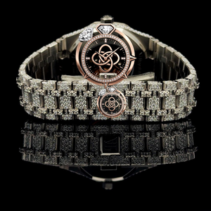 Factory Direct Full Moissanite Diamond Watch Men Luxury VVS Stone <b>Automatic</b> Wristwatch - Product Image 4