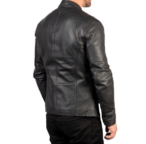 Veste de moto en cuir pour homme, poids lourd, design réversible, imperméable, respirant, manches longues, qualité supérieure, vente en gros - Product Image 3