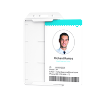 Badge de proximité intelligent RFID NFC personnalisé, balise de localisation, indice de protection IP66, BLE 5.0, accéléromètre, buzzer pour visiteurs de bureau