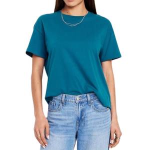Camiseta de Algodón Suave de Alta Calidad con Estampado Premium de Fábrica para Mujer, Estilo Casual Cómodo, OEM - Product Image 1