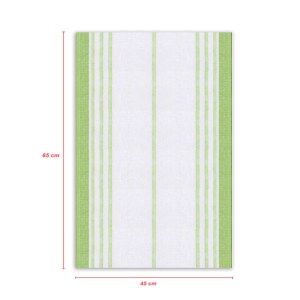 Serviettes de cuisine en coton 100% teint en fil à rayures gaufrées, qualité supérieure, douces, absorbantes, durables, fabriquées par un fabricant OEM en Inde - Product Image 5