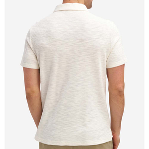 Polo pour homme bleu clair à manches courtes avec fermeture éclair, style décontracté, en polyester tricoté, séchage rapide, idéal pour le golf - Product Image 3