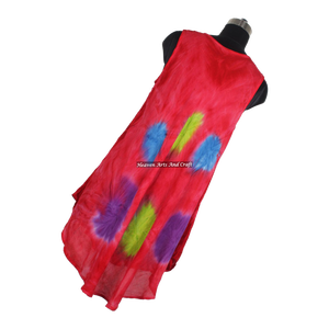 Robe longue d'été 2026 pour femme, style cache-maillot, imprimé tie-dye, sexy, sans manches, col halter, pour la plage et les soirées - Product Image 2