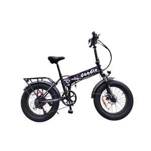 Bicicleta Eléctrica con Pedaleo Asistido F032 DOODLE Dynem, Venta al por Mayor de Fábrica, Bicicleta Eléctrica con Suspensión, Bicicleta Eléctrica con Batería para Hombre - Product Image 1