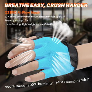 High Quality Half-Finger Polyester Gym <b>Gloves</b> for Weightlifting Workout Gym Fitness <b>Training</b> Powerlifting Wear-Resistant <b>Gloves</b> - Product Image 6