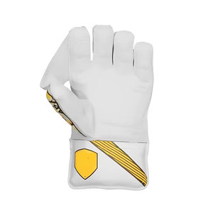 Guantes Profesionales de Críquet con Palma de Cuero Premium, Malla Transpirable en los Dedos, Cierre Ajustable en la Muñeca - Product Image 3