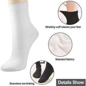 8 paires de chaussettes fines en coton sans couture pour femmes, chaussettes hautes à la cheville, chaussettes de sport douces pour le yoga, en couleurs bonbons - Style décontracté - Product Image 2