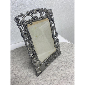 Excellent Silver <b>Metal</b> Photo <b>Frame</b> Wedding Artwork Photos Crafts Drawing Picture <b>Frame</b> For Home Living Room Hotel Desktop Decor - Product Image 2