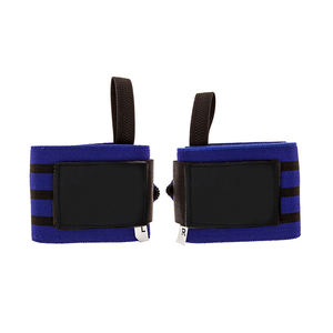 Muñequeras de marca privada más populares para fitness y entrenamiento de fuerza, muñequeras de gimnasio de alta resistencia con costuras reforzadas - Product Image 3