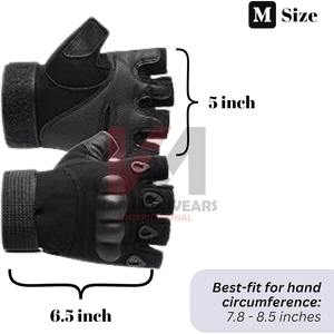 Guantes Tácticos Profesionales para Paintball, Protección Completa para los Dedos, Absorción de Impactos en las Articulaciones, Palma Antideslizante, Dorso de Malla Transpirable - Product Image 2