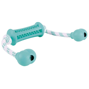 Denta Fun Stick avec corde en caoutchouc naturel 9 cm 37 cm Jouet à mâcher pour animaux de compagnie - Product Image 2