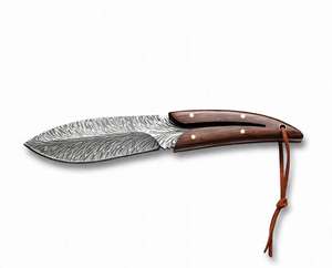 Handcrafted Damascus Steel <b>Folding</b> <b>Desk</b> Slicer Wood Handle Compact Office Tool - Product Image 2