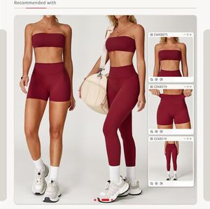 Conjuntos Deportivos Transpirables de Secado Rápido para Mujer, Ropa de Yoga y Fitness con Sensación de Segunda Piel, Venta al Por Mayor - Product Image 6