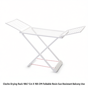 Stendibiancheria Pieghevole 108,7 cm x 105 cm in Resina Resistente al Sole per Balcone - Product Image 2
