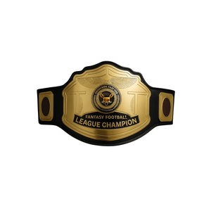Customized Football League Champion Belt Premium Quality Gold Plated Customizable Sports Championship Title - Product Image 1