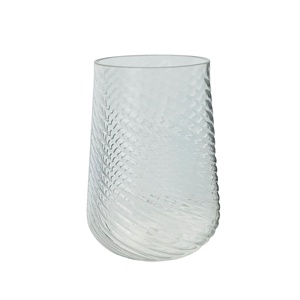 Copas de Vino sin Tallo de Plástico de Alta Calidad con Diseño en Espiral para Fiestas, Restaurantes y Bares - Product Image 1