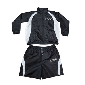<b>Zip</b> <b>up</b> <b>Jacket</b> Top and Shorts Summer Matching Short Sets Wholesale Cheap Price - Product Image 5
