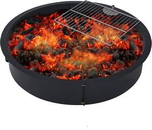 Precio de fábrica Firepit Ring Acero galvanizado con pintura de alta temperatura Sin humo Mini Firepit Burner Hoguera Personalizado OEM ODM - Product Image 1