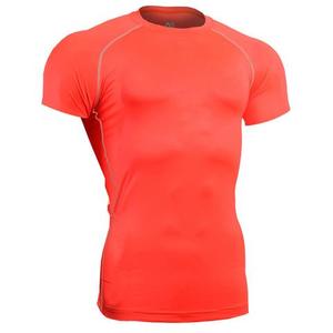 เสื้อแรชการ์ดแขนสั้นผู้ชาย ขายดี ผลิตตามสั่ง (OEM) คุณภาพดีเยี่ยม ระบายอากาศได้ดี ป้องกันแบคทีเรีย เป็นมิตรต่อสิ่งแวดล้อม ป้องกันรังสียูวี ปรับแต่งได้ - Product Image 1