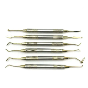 Kit de instrumentos dentales con recubrimiento de plasma azul para limpieza bucal, raspador dental con recubrimiento de plasma azul. - Product Image 6