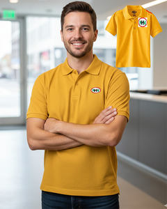 Camisa de Golf Formal de Punto Personalizada y Duradera, Diseño a Medida, Poliéster y Algodón, Absorbe la Humedad, Compresión, para Hombre, Hecha en Bangladesh - Product Image 5