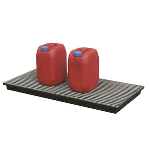 Bassin de récupération PE 40 avec grille galvanisée - Product Image 1