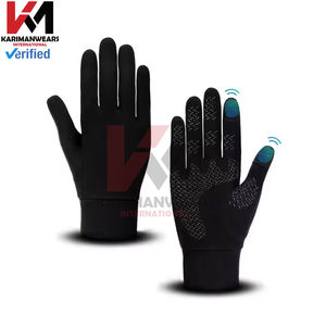 Gants de sport thermiques unisexes, doublure intérieure douce, manchette élastique au poignet, résistants au vent, pour les activités de plein air par temps froid - Product Image 5