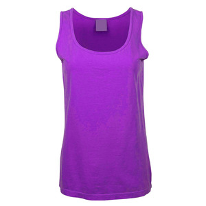 Débardeurs de yoga décontractés personnalisés de haute qualité pour femmes, avec logo frontal, séchage rapide, respirants, sans manches, en toile unie - Product Image 1