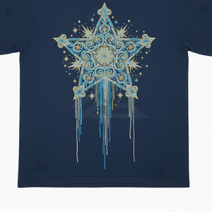 Camiseta de Algodón Suave con Estilo Vintage, Bordado Desgastado, Manga Larga, Cómoda, Moderna y Casual - Product Image 4
