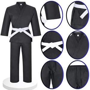 Vêtements de BJJ en gros : Kimono de Jiu-Jitsu Brésilien, Tenue d'Arts Martiaux Légère en Coton Extensible, Respirante et Durable pour l'Entraînement - Product Image 4