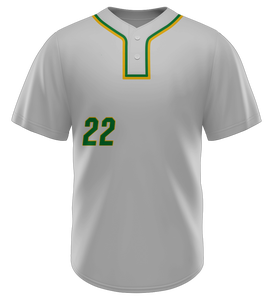 Maillot de baseball personnalisé à rayures fines pour hommes, uniforme d'équipe à boutons, respirant, séchage rapide, fournisseur OEM ODM - Product Image 3