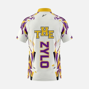 Camisetas de Dardos Personalizadas al por Mayor |   Camiseta Deportiva de Malla con Estampado Sublimado, Camiseta con Cremallera para Hombre, Secado Rápido, Transpirable, Unisex, OEM - Product Image 2