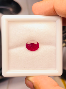 Pierre précieuse rubis du Mozambique naturelle, non chauffée, non traitée, qualité AAA, lueur agréable, couleur magnifique, taille parfaite, idéale pour toute utilisation en bijouterie. - Product Image 2