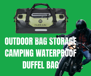 Waterproof Polyester Outdoor Camping Duffel <b>Bag</b> with Zipper Closure <b>Organised</b> Storage Gear for Dry Travel Safe and Convenient - Product Image 2