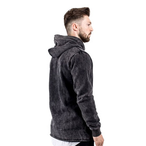 Sweat-shirts à capuche délavés en gros, prix d'usine abordable, sweats en coton oversize, vêtements streetwear décontractés pour hommes et femmes - Product Image 3