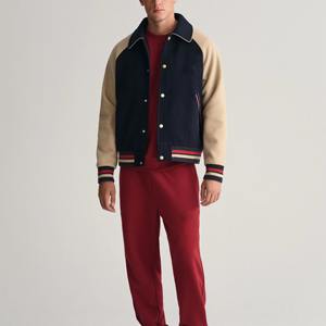 Chaqueta Varsity para Hombre 2025, Diseño Personalizado de Alta Calidad, Cuello Alto, Logotipo Frontal, 100% Lana, Colores Personalizados, Servicio OEM - Product Image 3