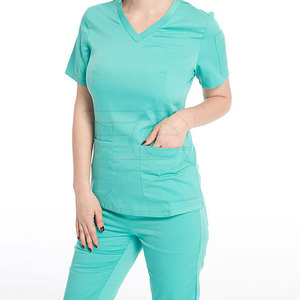 Healthcare Hospital Scrubs Uniform <b>Set</b> Medical Breathable Comfortable Nursing <b>Doctor</b> Workwear Scrub Suit Professional Outfit <b>Set</b> - Product Image 4