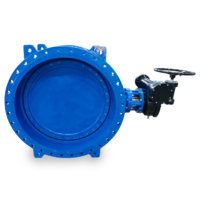 Vanne papillon en fonte ductile GGG50 à actionnement électrique pour eau, huile et gaz, vente directe usine