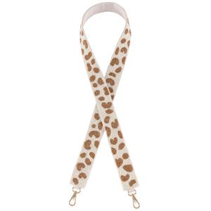 Sangle de sac sport perlée artisanale Shiraleah, argentée, personnalisable, élégante, de haute qualité, en coton de forme carrée pour usage quotidien et jeux - Product Image 4