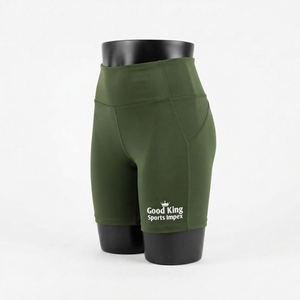 Women's High-<b>Waisted</b> Biker Shorts <b>with</b> Seamless Fit Custom Gym Sport Fitness Workout Yoga Shorts - Product Image 6